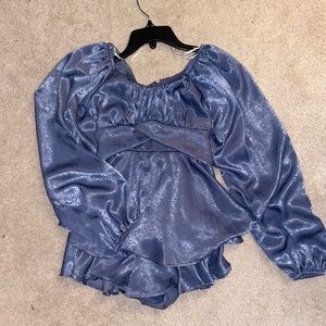 Alterd state blue romper